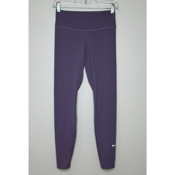 Nike Pants - Nike Dri-Fit Womens Workout 7/8 Leggings Size Small Purple High Waist Athletic